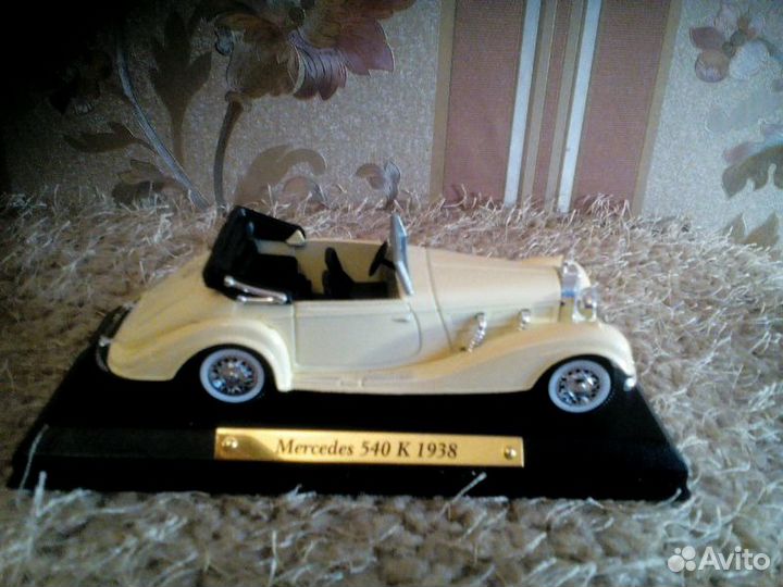 Масштабная модель автомобиля Mersedes 540 K 1938