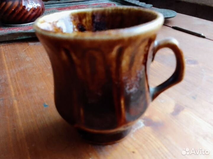 Турка и чашка керамика