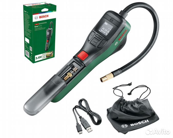 Беспроводной насос Bosch EasyPump - авто вело пр