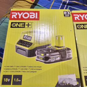 Батарея, аккумулятор 2А,зарядник Ryobi 18v one