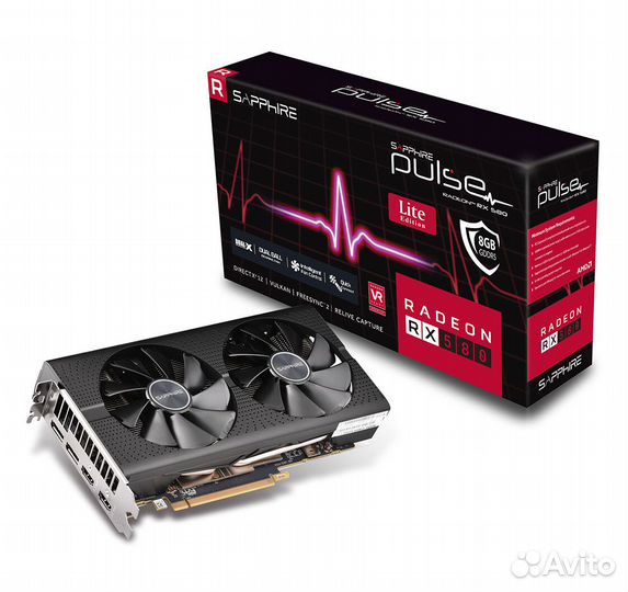Видеокарта Sapphire RX 570 8GB pulse
