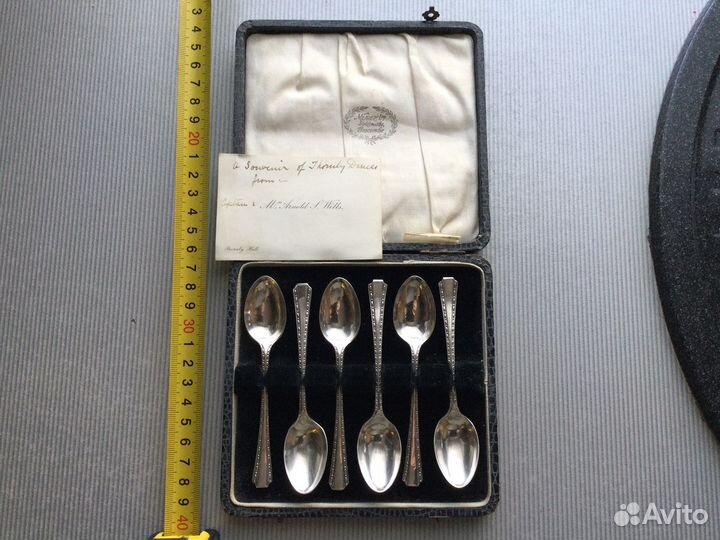 Серебряные кофейные ложечки