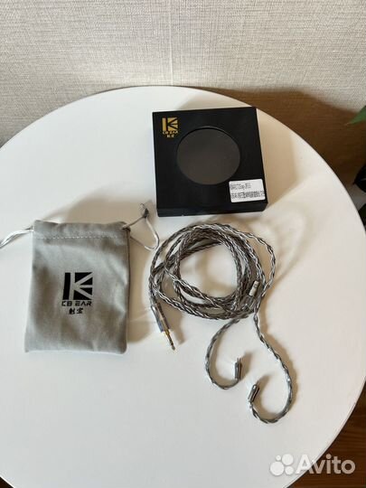 Kbear 8 ми жильный графеновый кабель 2pin 3.5