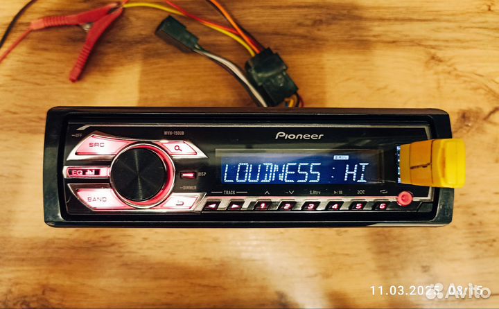 Магнитола Pioneer MVH-150UB с Bluetooth