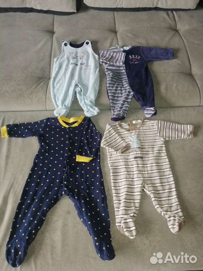 Детские вещи пакетом от 0 до 6 месяцев