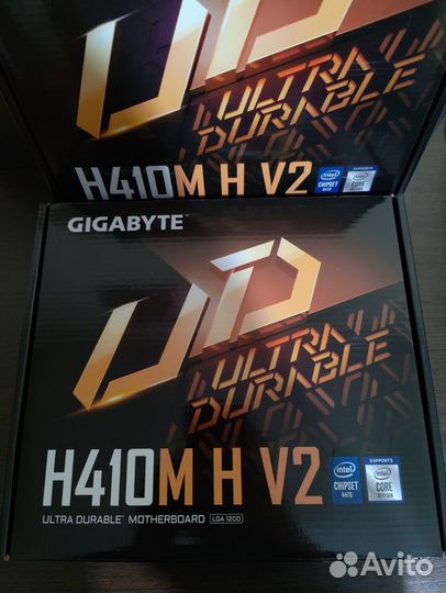 Материнская плата Gigabyte H410m h v2 (новые)
