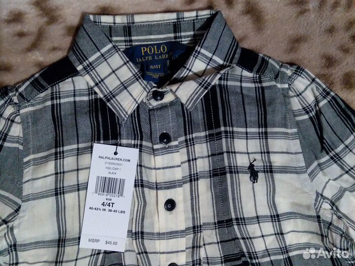 Рубашка Ralph Lauren 4T