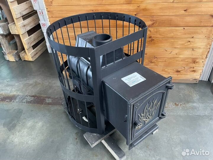 Чугунная печь для бани