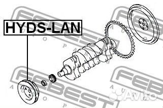 Hydslan Шкив коленвала