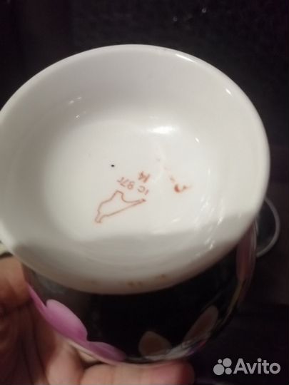 Чашка с блюдцем СССР дулево