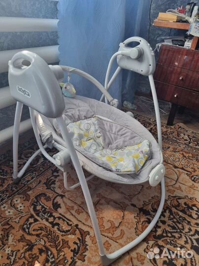 Детские электронные качели babyton