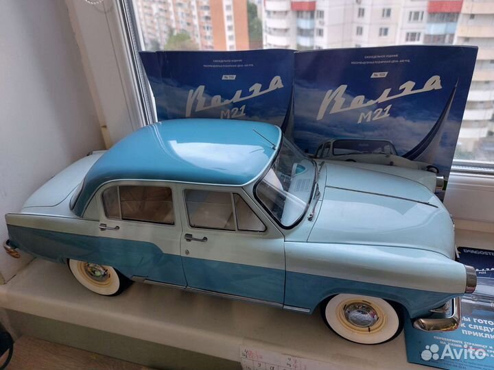 Сборные метал.модели Ford Mustang и Волга (собрана