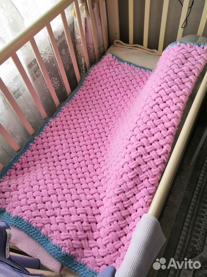 Плед детский плюшевый