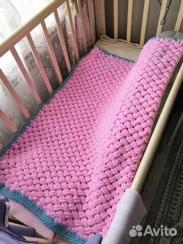 Плед детский плюшевый