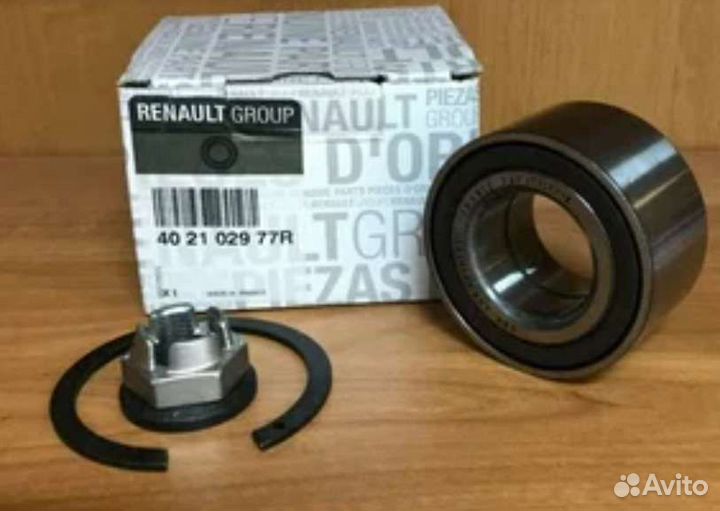 Подшипник ступицы переднийней Renault402102977R