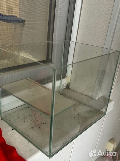 Аквариум для красноухой черепахи с фильтром