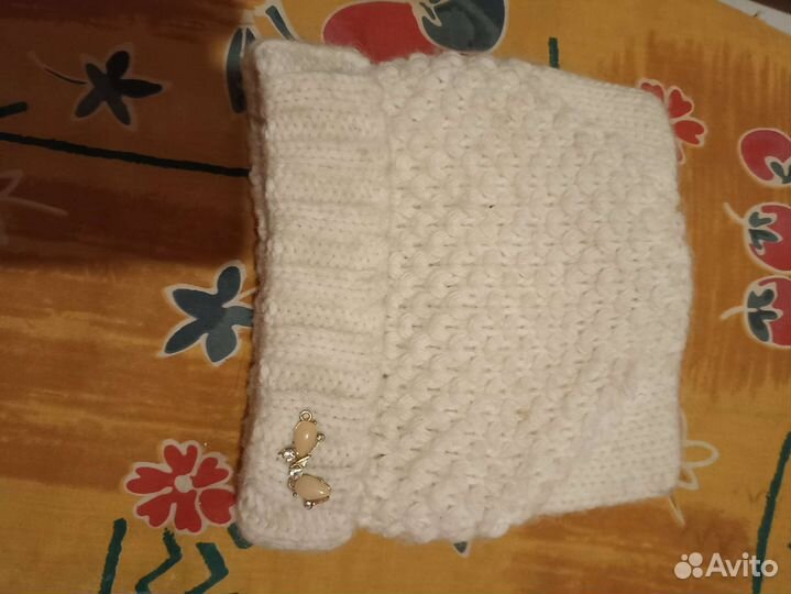 Шапочка с флисовым подкладом