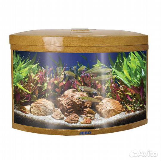 Аквариум jebo R470 угловой