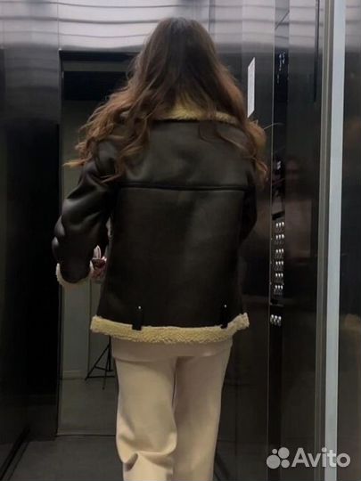 Дубленка женская зимняя