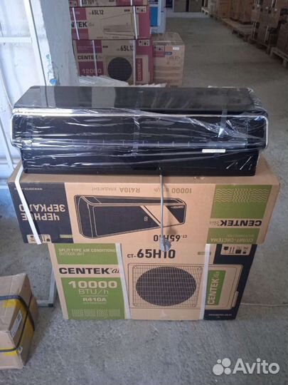 Сплит система чёрная centek 65G10(gray)