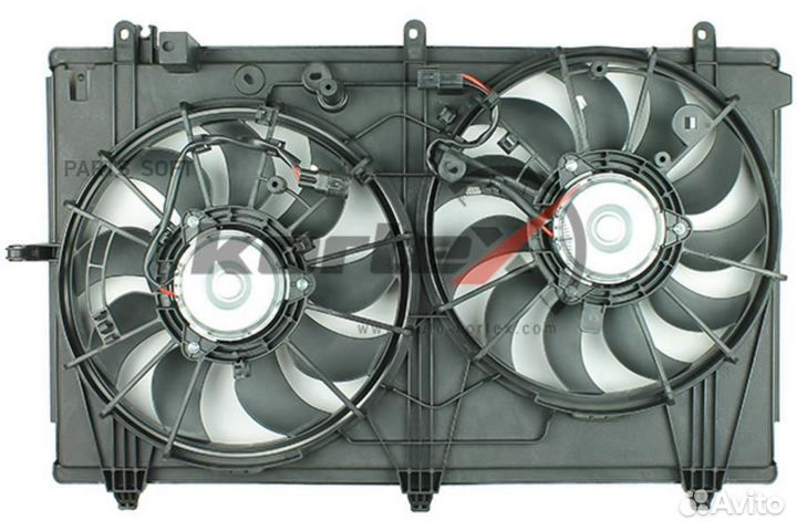 Kortex KFD166 Вентилятор радиатора mitsubishi outl