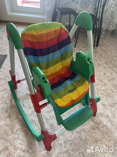 Стульчик для кормления и качели