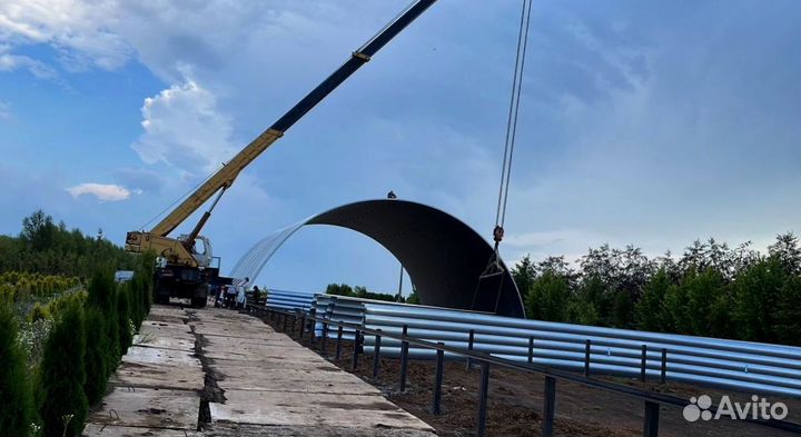 Ангар каркасный