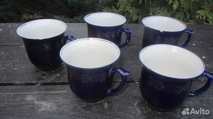 Кружка 5 шт. Кобальт СССР