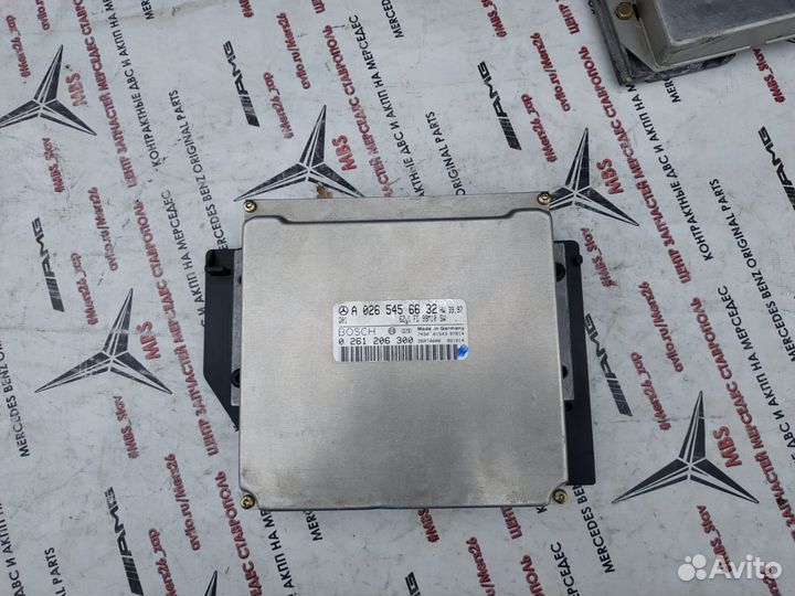 Блок управления двигателя w210 M112 мерседес