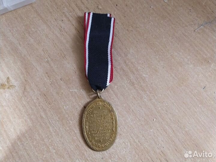 Ветеранская медаль 1 мировая Германия