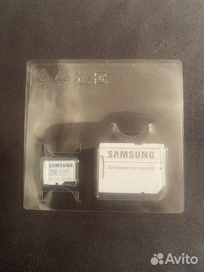 Карта памяти micro sd Samsung EVO Plus 256 гб