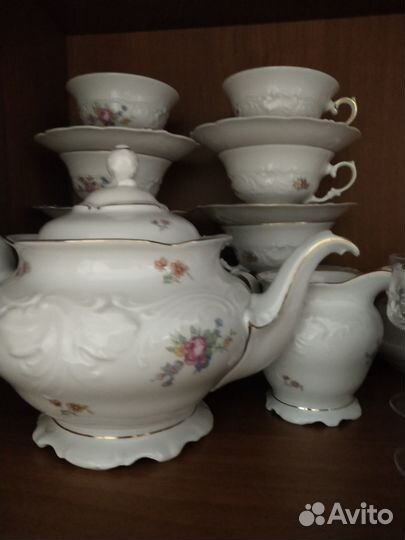 Чайные пары, чайник,молочник,соусник