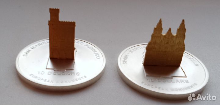 10 доллар.Науру серебро мон.трансформер