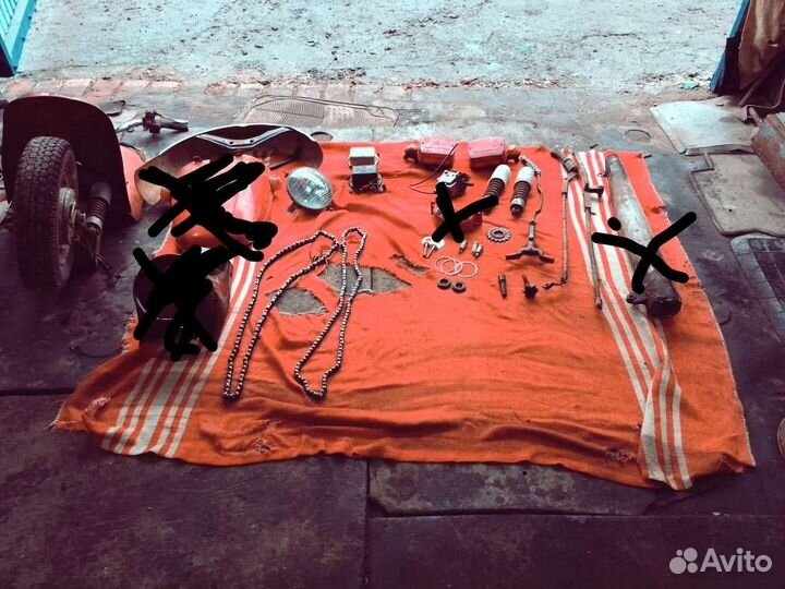 Запчасти на мотороллер муравей