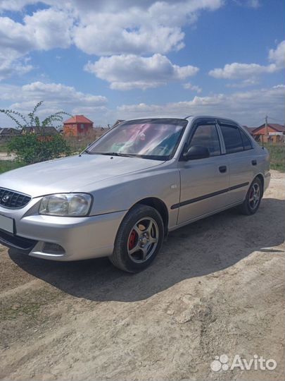 Hyundai Accent 1.5 МТ, 2004, 98 750 км