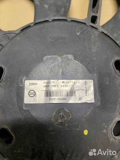 Продам вентилятор охлаждения Ниссан кашкай 2