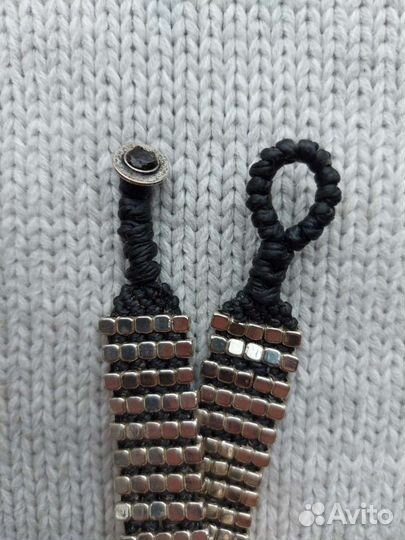 Браслет плетеный металл x-tribal