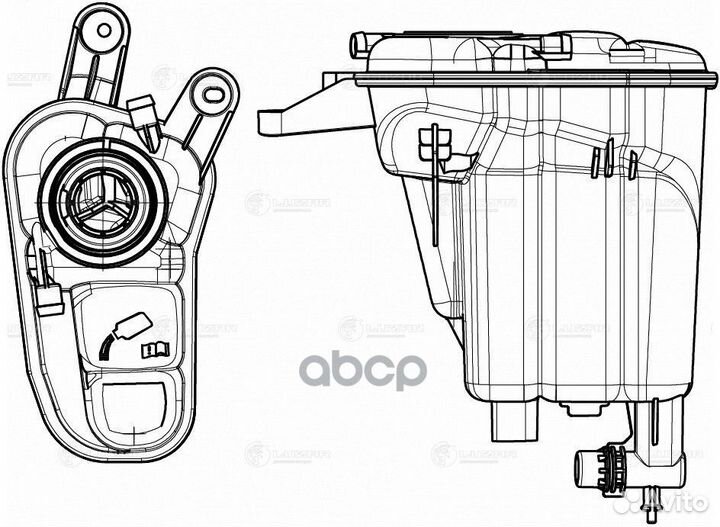 Бачок расширительный охл. жидкости для а/м Audi Q5