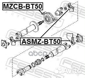 Крестовина карданного вала 27x95 mazda BT-50 UN