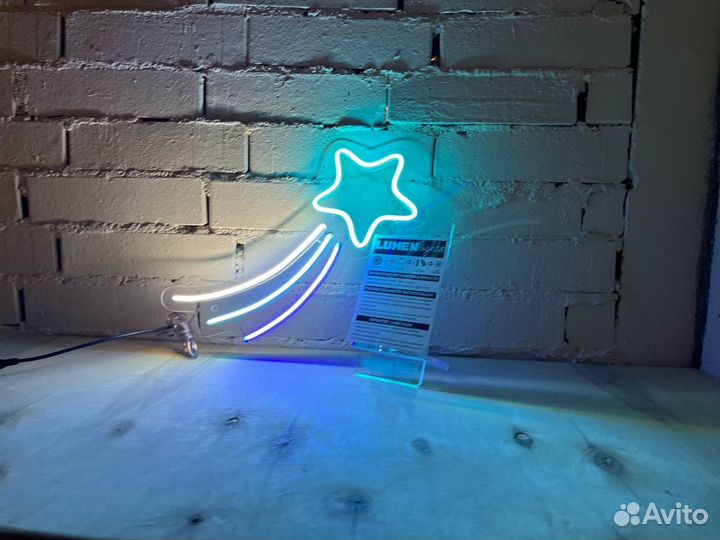 Неоновая вывеска для бизнеса