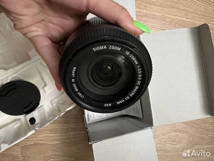 Объектив Sigma AF 18-250mm для Canon