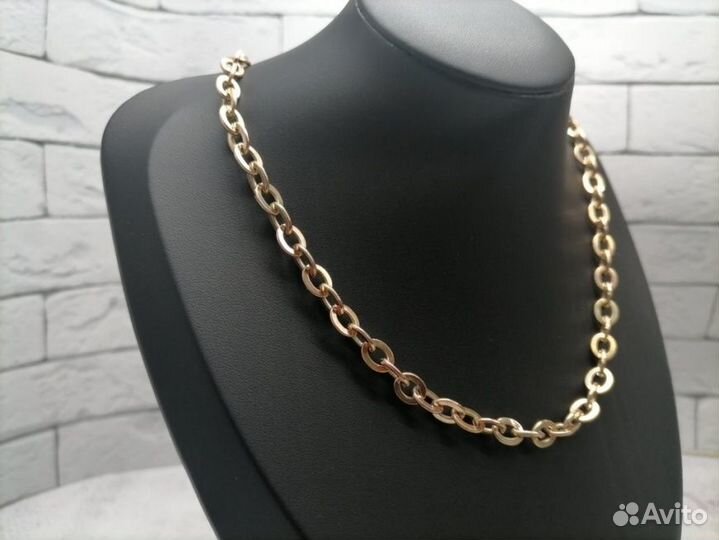 Золотая цепь 375 пробы массой 47.5 грамма (58см)