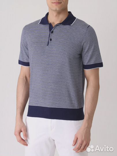 Поло хлопковое Canali