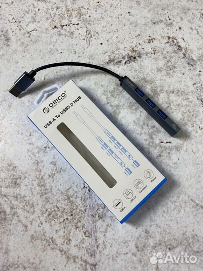 USB 3.0 хаб hub разветвитель адаптер на 4 порта