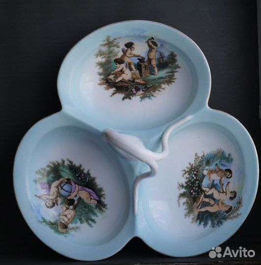 Фарфоровая ваза для фруктов