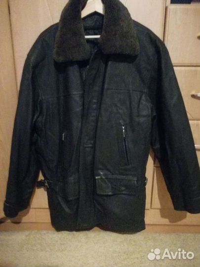 Hugo Boss кожаная куртка