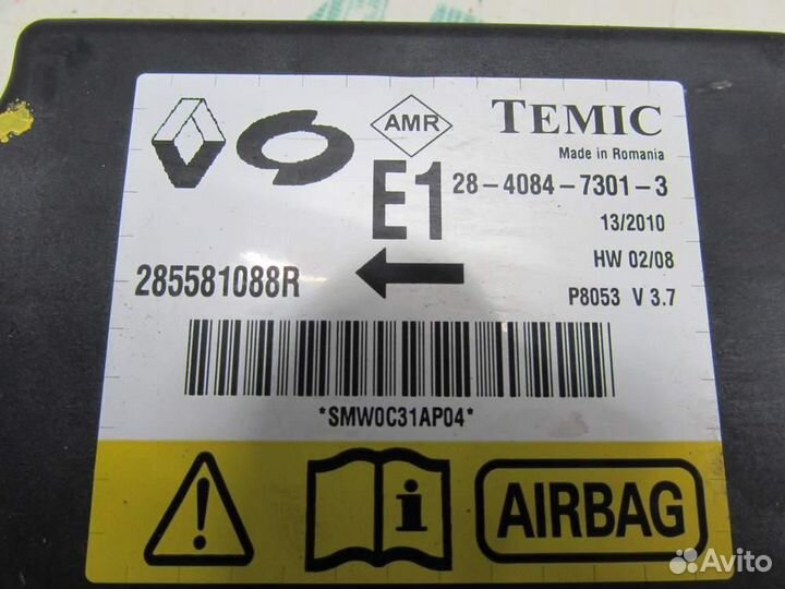 Блок управления AIR BAG для Renault Fluence 2010