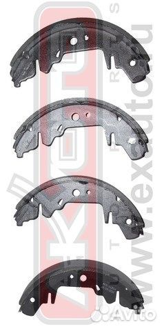 Колодки тормозные барабанные задние AKS11814