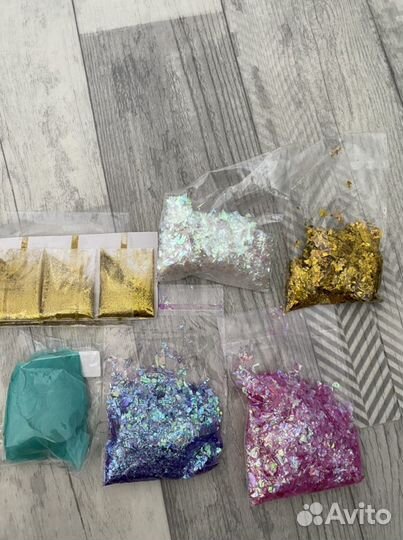 Конфетти и трубочка для шаров