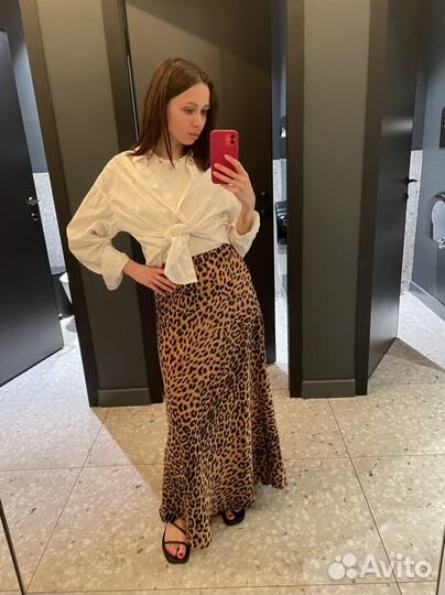Юбка леопард